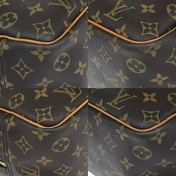 AUTHENTICITY GUARANTEED LOUIS VUITTON LV Logo Deauville Hand Bag Monogram - Picture 7 of 15